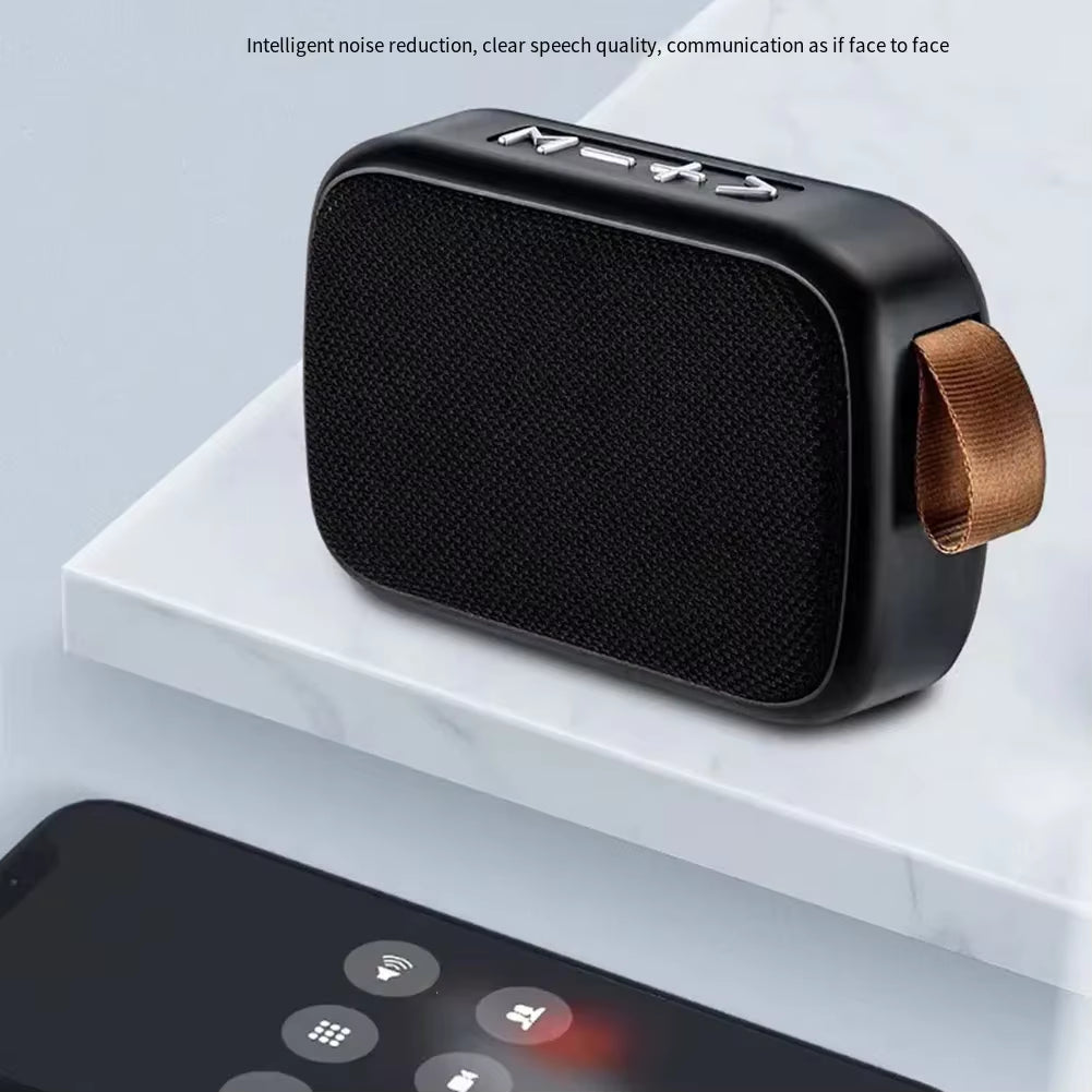Experience Ultimate Sound on the Go with Our Portable Bluetooth 5.0 Outdoor Speaker - Mini Oxford Loudspeaker with 3D Stereo Surround Hifi Sound