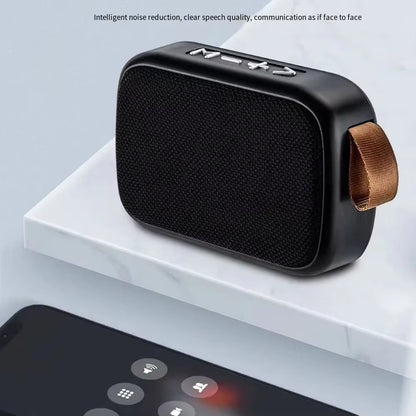 Experience Ultimate Sound on the Go with Our Portable Bluetooth 5.0 Outdoor Speaker - Mini Oxford Loudspeaker with 3D Stereo Surround Hifi Sound