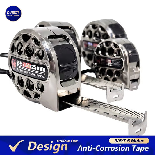 Unleash Precision with Our 3/5/7.5M Waterproof Tape Measure – The Ultimate High-Precision Anti-Corrosion Retractable Ruler for Woodworking, DIY, and Construction Projects!