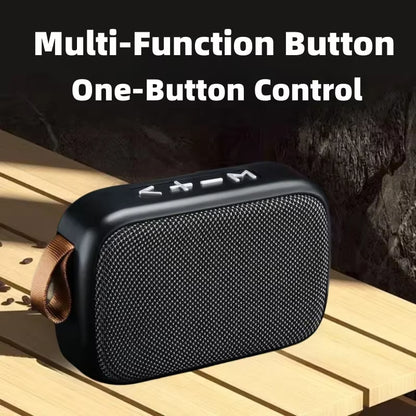 Experience Ultimate Sound on the Go with Our Portable Bluetooth 5.0 Outdoor Speaker - Mini Oxford Loudspeaker with 3D Stereo Surround Hifi Sound