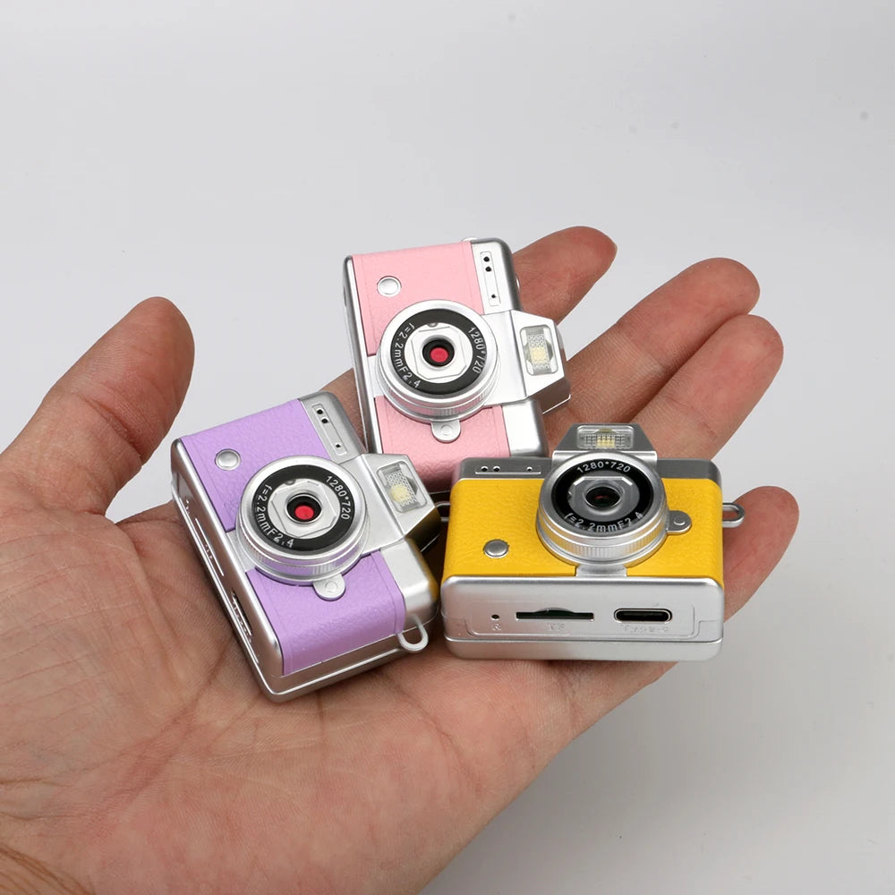 Capture Every Moment with the 1080P Thumb Mini Camera Keychain - Perfect for Kids and Travel!