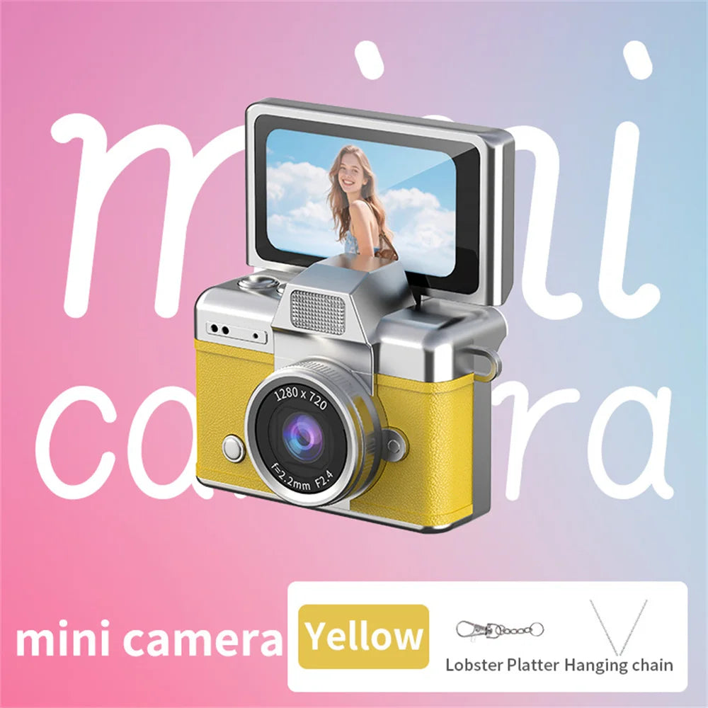 Capture Every Moment with the 1080P Thumb Mini Camera Keychain - Perfect for Kids and Travel!