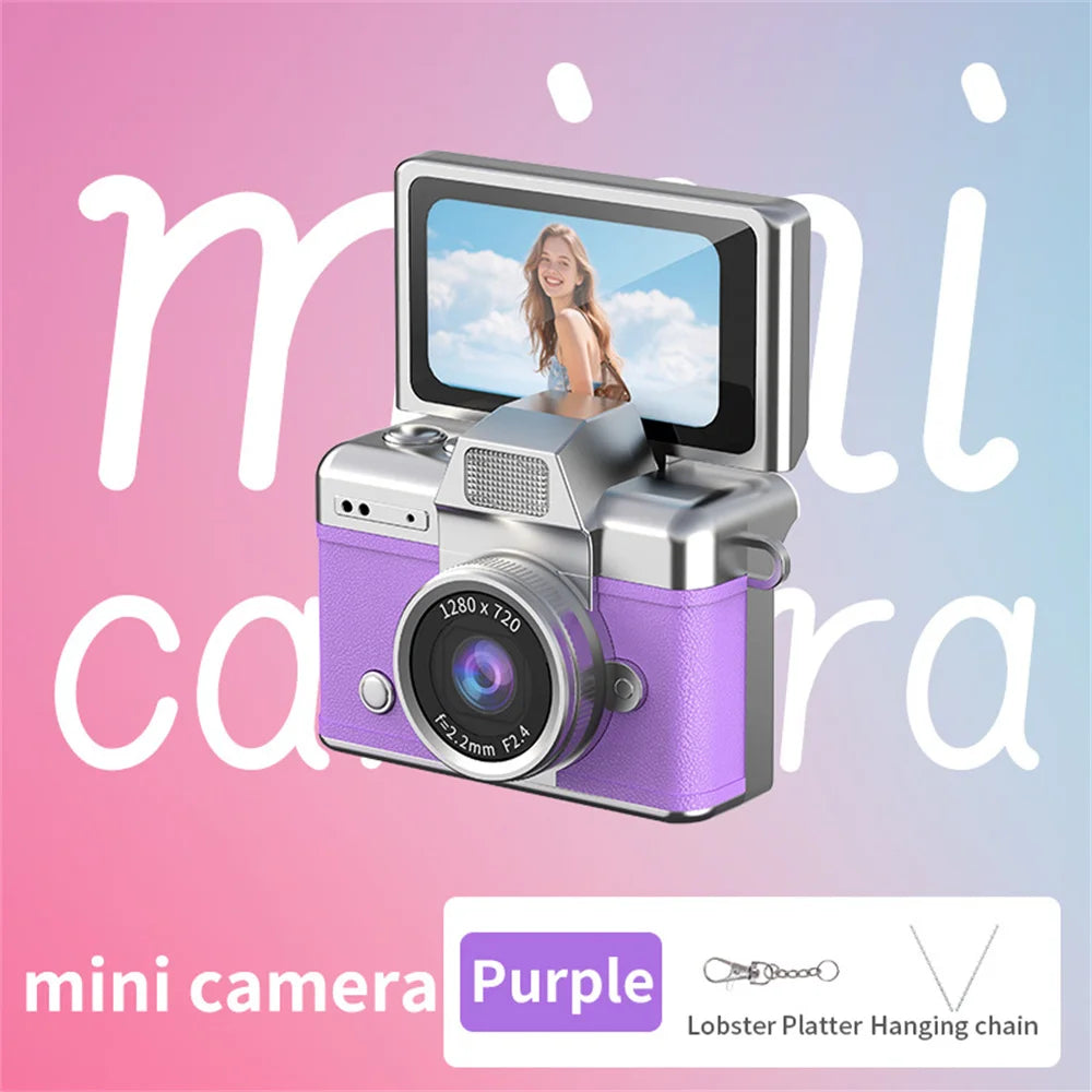 Capture Every Moment with the 1080P Thumb Mini Camera Keychain - Perfect for Kids and Travel!