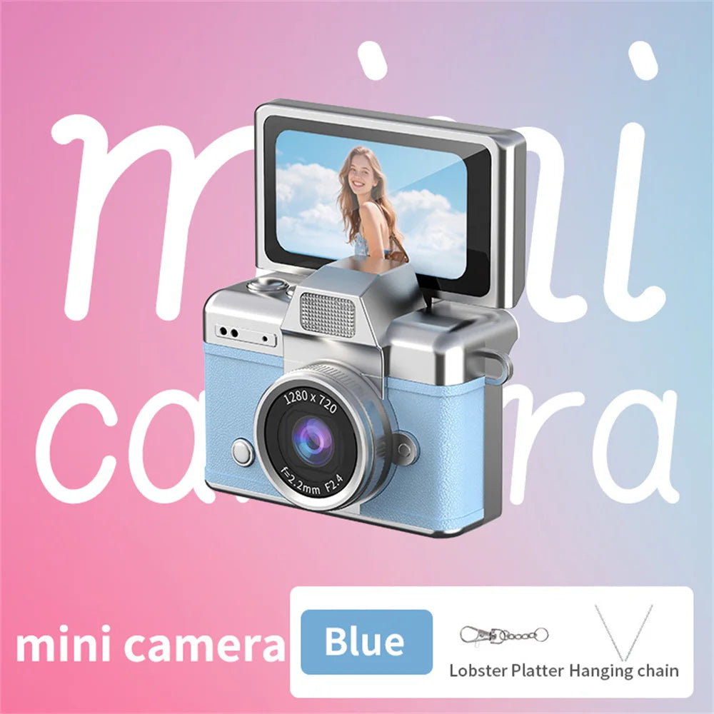 Capture Every Moment with the 1080P Thumb Mini Camera Keychain - Perfect for Kids and Travel!