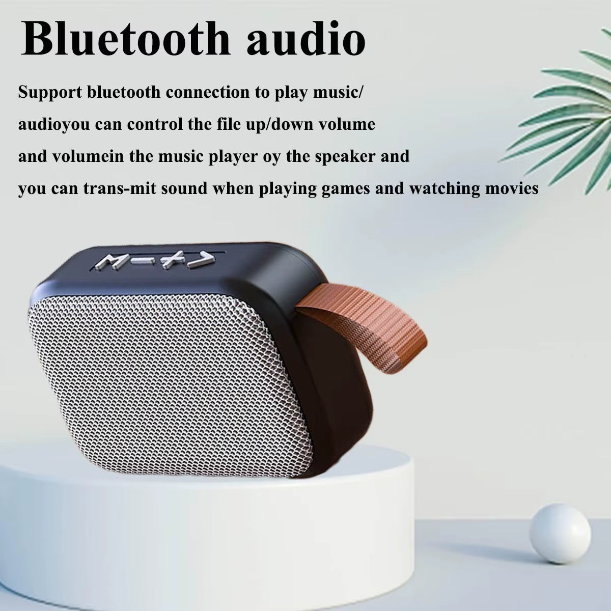 Experience Ultimate Sound on the Go with Our Portable Bluetooth 5.0 Outdoor Speaker - Mini Oxford Loudspeaker with 3D Stereo Surround Hifi Sound