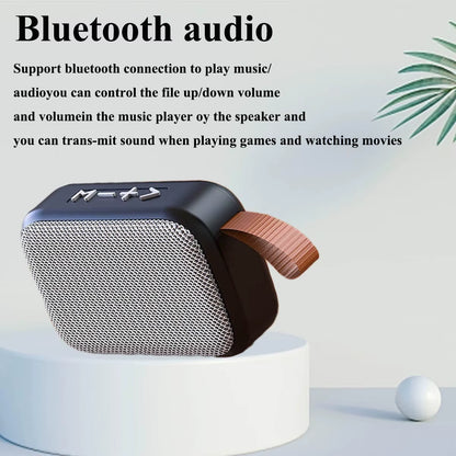 Experience Ultimate Sound on the Go with Our Portable Bluetooth 5.0 Outdoor Speaker - Mini Oxford Loudspeaker with 3D Stereo Surround Hifi Sound