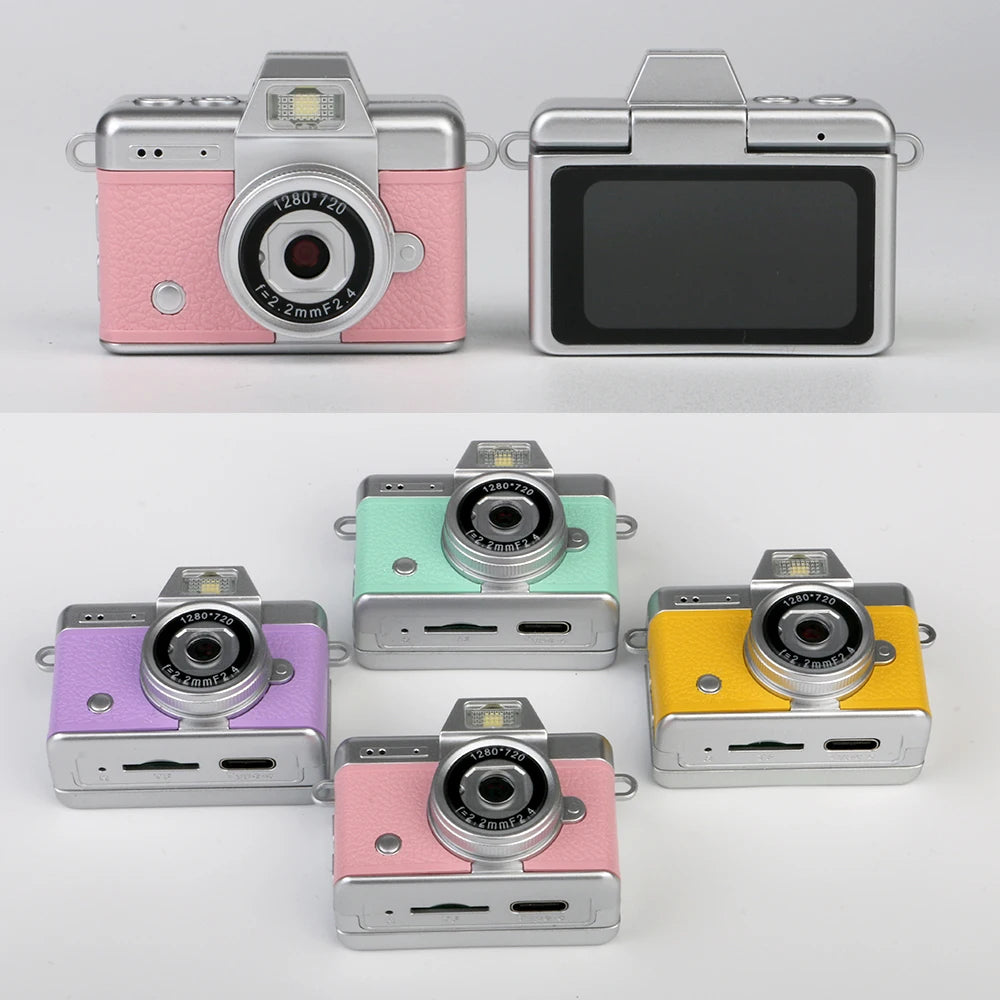 Capture Every Moment with the 1080P Thumb Mini Camera Keychain - Perfect for Kids and Travel!