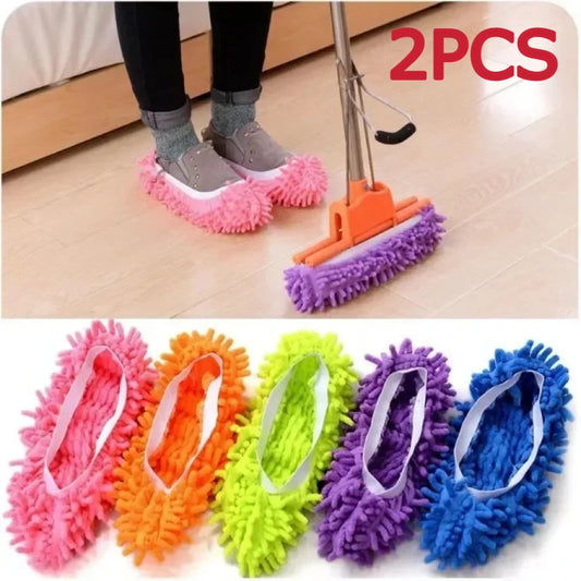 Chenille Mop Slippers - The Ultimate Cozy Cleaning Solution for Effortless Dusting and Mopping